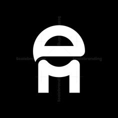 the letter e is made up of two letters, one in white on black background