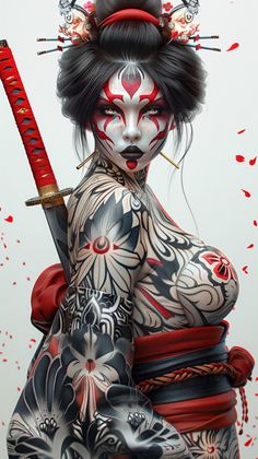 #art #digitalart #ai #aiart #digitalaiart #artgallery #artwork #cyberpunk #future #human #humanity #cyborg #scifi #fantastic #beautiful #futuristic #concept #conceptart #conceptdesign #design #character #characterdesign #artdesign #wh40k #warhammer #Warhammer40K Lady Samurai Tattoo Design, Amaterasu Tattoo Goddesses, Future Human, Futuristic Concept, Woman Artwork, Japanese Pop Art