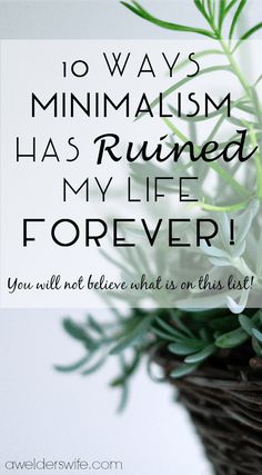 10 Ways Minimalism Ruined My Life Forever | www.awelderswife.com Minimal Life, Minimalism Lifestyle, Minimal Living, Simplifying Life, Live Simply, Minimalist Lifestyle, Minimalist Living, Car Maintenance