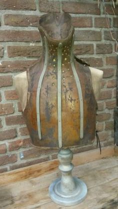 Rare-antique-leather-and-metal-medical-corset-back-neck-brace-corset-1880-1900 Exercises For Lower Back, Prosthetic Device, Medical Antiques, Corset Shop, Front Door Paint Colors, Corset Training, Mannequin Art, Teeth Braces, Door Paint Colors