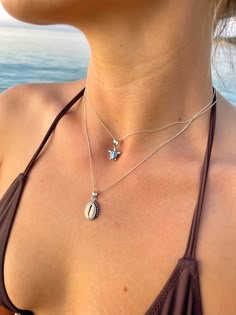 Turtle Necklace | White Opal and 925 Sterling Silver Necklace – Midnight Moon Collective Moon Jewellery, Midnight Moon, Cowrie Shell Necklace, Bohemian Coastal, Ocean Jewelry, Turtle Necklace, Necklace White