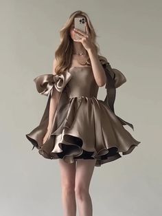 People References, Mini Prom Dresses, Brown Fashion, Style Outfits, Amelie, Fashion Model