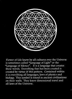 Flower Of Life Meaning, Universal Intelligence, The Flower Of Life, Sacred Geometry Art, Spirit Science, Symbols And Meanings