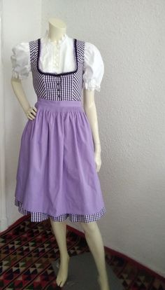 Materials: checkered cotton dirndl dress 90s folk dress, checkered purple dress, tyrolean austrian dress, peasant german trachten dress, cotton bavarian dress, 32 size, gingham dress.  White top is not included. measurements lying flat : shoulders :34 cm (13,5 inches) bust:36 cm (14 inches) waist :30 cm (12 inches) total lenght:100 cm (39,5 inches) Bavarian Dress, Folk Dress, Dirndl Dress, Folk Dresses, 90s Dress, Peasant Dress, Dress Cotton, Gingham Dress, Dress Clothes For Women