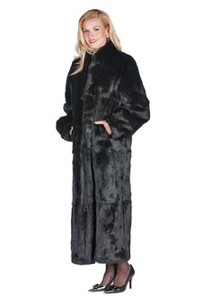 Black Fur Coat - Mandarin Collar- Black Rabbit Fur - 4$1,295.00 $699.00https://www.madisonavenuemalls.com/shop/miscellaneous/sale-items/black-fur-coat-mandarin-collar-black-rabbit-fur/?attribute_pa_size=4 Black Fur Coat, Mink Jacket, Rabbit Fur Coat, Coat Classic, Black Rabbit, Fur Cape, Real Fur Coat