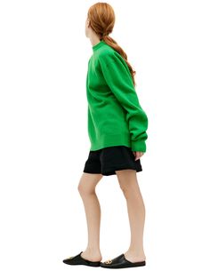 Jil sander green wool sweater material: 100% wool germany Green Wool Sweater, Sweater Material, Green Wool, Green Sweater, Jil Sander, Wool Sweater, Women Pullover, Sanders, Wool Sweaters