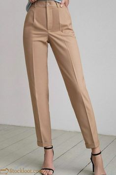 Trousers Outfit Ideas, Formal Trousers Women, Women Work Pants, Trouser Pants Pattern, Trousers Women Outfit, Formal Pants Women, Slacks Outfit, Pant Pattern