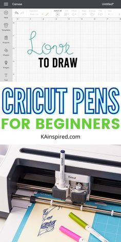 cricut pens for beginners to use