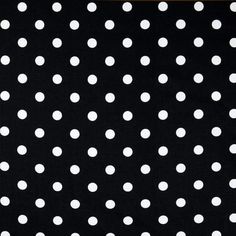 black and white polka dot print fabric