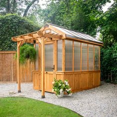 9x6 Bellerose Greenhouse Alaska Gardening, Green House Ideas, Dream Greenhouse, Passive Ventilation, Cedar Greenhouse, Traditional Greenhouses, Greenhouses For Sale, Outdoor Greenhouse, Cedar Pergola