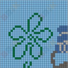 a pixellated image of a man and a shamrock