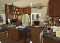 #bloxburg #kitchen Bloxburg Small Kitchen Ideas, Bloxburg City, Bloxburg Kitchen Ideas, Bloxburg Kitchen, Town Building, Bloxburg Ideas, Bloxburg House, House Layouts, Sims 2