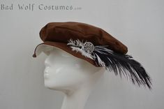 Renaissance Hat Customizable Medieval Fantasy Costume - Etsy Medieval Fantasy Costume, Medieval Hats, King Costume, Dress Form Mannequin, Fancy Buttons, Head Pieces, Feather Hat, Fancy Hats, Fantasy Costumes