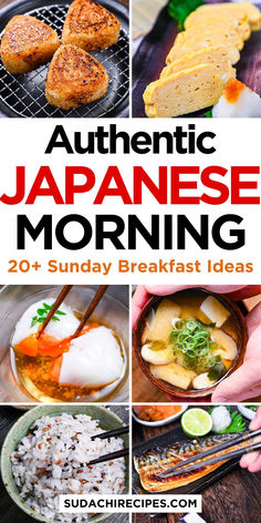 Traditional Japanese breakfast spread featuring grilled mackerel, miso soup, tamago, yaki onigiri, and steamed rice arranged in authentic style Breakfast Soup Mornings, Japanese Breakfast Ideas, Asian Breakfast Recipes, Japanese Breakfast Recipes, Sunday Morning Routine, Breakfast Recipe Ideas, Japanese Food Recipes, Japanese Appetizers, Recipes Japanese