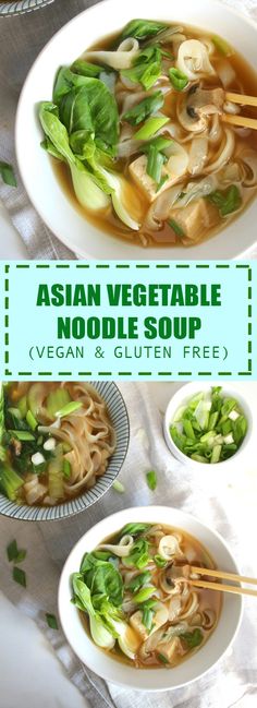 Vegetable Noodle Soup, Vegetable Noodle, Soup Noodles, Japanese Diet, Vegetable Tray, Vegetable Noodles, Asian Vegetables, Asian Soup, Savory Vegan