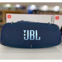 the jbl portable bluetooth speaker is on display