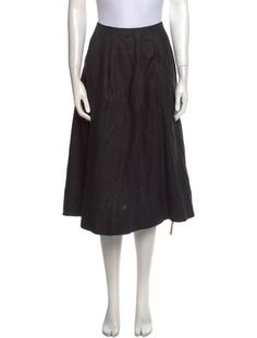 Reformation Linen SkirtBlackPleated AccentsSlit PocketsZip ClosureFit:Skirts by Reformation typically fit true to size. Black Linen Skirt, Midi Length Skirts, Linen Skirt, Black Linen, Midi Length, Skirt, Tags, Clothes For Women, Clothes