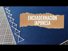 an open book with the words encuaderracion japonesa on it