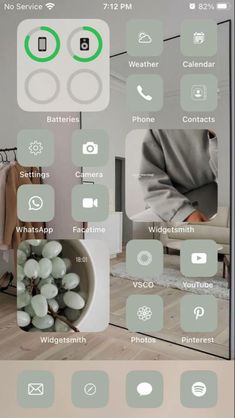 an image of a cell phone screen with icons on it