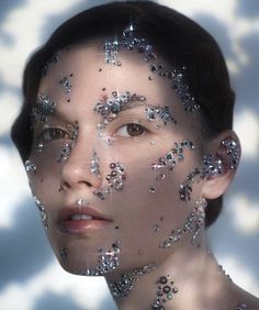 Rain Editorial, Alex Box, How To Use Makeup, Make Up Inspiration, Avant Garde Makeup, Best Makeup Artist, Sparkly Things, Festival Makeup