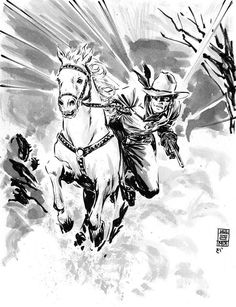 Lone Ranger Comic, Comic Layout, The Lone Ranger, Cowboy Horse, Lone Ranger, Cartoon Sketches