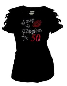 PRICES MAY VARY. Sassy and Fabulous at 50, 50th Birthday Shirt for Women Bling T-Shirt, 50th Birthday Tops, Birthday Gift, Concert Shirt, Going Out Tops Blouse, Soft Shirt, Event Shirt, Church Shirt, Party Shirt, Birthday Shirt Tops, birthday crew shirts, queens of the stone age t-shirt birthday gifts for teen girls, women, family birthday shirts lets fiesta shirt Bling Bling Rhinestones T-Shirt Sassy and Fabulous at 50 Bling T-Shirt, 50th Birthday Shirt Ripped Cut Out Short Sleeves Size ; Bust Fabulous At 50, Fiesta Shirt, Rhinestone Shirt, Bling Rhinestones, Event Shirts, 50th Birthday Shirts, Family Birthday Shirts, Rhinestone Shirts, Cute Shirt Designs