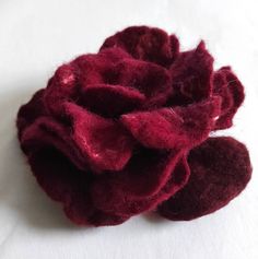 Felt burgundy brooch is a perfect bright accessory for everyday use. Made by hand using wet felting technique. Materials: 100 % wool Pin to affix Dimensions: 12cm, 4.5 inch Ordered brooch will be slightly different from shown in photos because it is a handmade item. Felt Flower Brooch, Gifts For Mother, Burgundy Flowers, Felt Flower, Wet Felting, Felt Flowers, Flower Brooch, Lithuania, Mother Daughter