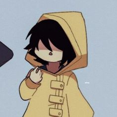 a cartoon character wearing a hoodie and looking at something in the distance with his hand on his hip