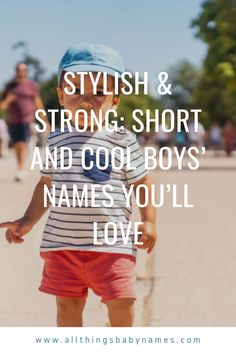 Whether you’re looking for a name that’s trendy, timeless, or simply unique, this collection of short and powerful boys’ names is sure to inspire. Short Names For Boys, Boys Names Unique, Short Boy Names, Powerful Boy Names, Uncommon Baby Boy Names, Boy Dog Names, Names For Boys List, Cool Boy Names