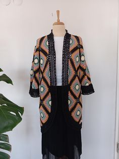 cotton and bamboo cardigan Bohemian Crochet Cotton Cardigan, Bohemian Cotton Crochet Cardigan, Bohemian Cotton Patterns, Black Bohemian Crochet Cardigan, Handmade Cotton Bohemian Sweater, Handmade Bohemian Cotton Sweater, Handmade Black Bohemian Cardigan, Bohemian Crochet Cotton Patterns, Bohemian Crochet Shrug For Fall