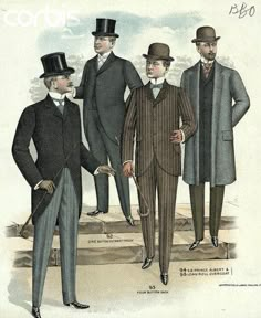 Victorian Male Fashion, 1890s Mens Fashion, 1890 Fashion, Dream Costume