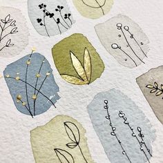 an image of pressed paper with flowers on it