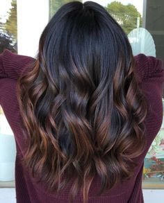 Auburn Brown Balayage, Trendy Brown Hair, Indian Hair Color, Hair Color For Brown Skin, Cherry Hair Colors, Natural Brown Hair, Brunette Hairstyles