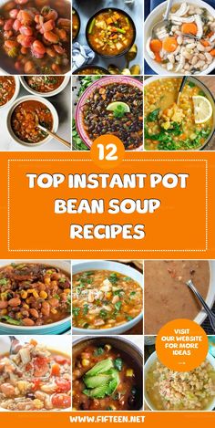 Try 12 Instant Pot bean soup recipes that are hearty and flavorful! These easy soup recipes combine convenience with bold, delicious ingredients.