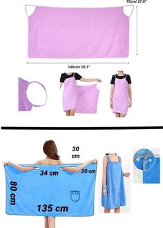 the instructions for how to fold a towel in half and use it as a pillow