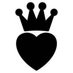 Princess Crown Crown Tattoo Stencil, Princess Crown Tattoo, Princess Crown Tattoos, It Drawings, Glitter Tattoo Stencils, Crown Silhouette, Crown Vector, Vinyl Stencil, Heart Stencil