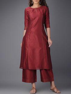 Churidar Designs, Long Kurti Designs, Kurti Set, Kurta Neck Design