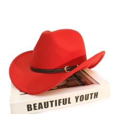 How many of you strive to spruce up your lifestyle? Opt for this cowboy hat. It is designed to provide extra sun protection with its wide brim feature, making it perfect for outdoor activities. This formal cap, made of high-quality wool, is highly appreciated by both boys and girls for its solid pattern work. A total necessity for your and your little one's wardrobe! Trendy Flat Brim Hats For Western-themed Events, Wide Brim Fedora For Country Events, Solid Brimmed Rodeo Hats, Trendy Fedora Sun Hat For Outdoor, Casual Wide Brim Hat For Western-themed Events, Adjustable Western Felt Hat For Summer, Casual Sun Hat With Flat Brim For Western-themed Events, Trendy Fedora For Rodeo With Short Brim, Trendy Fedora With Short Brim For Rodeo