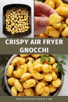 crispy air fryer gnocchini is the perfect side dish for any meal