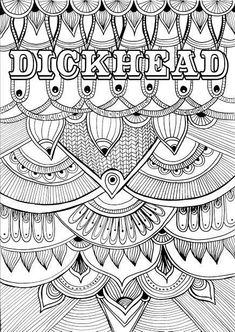 a black and white coloring book page with words on it