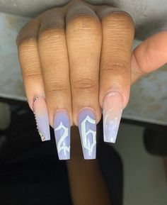 Anuel Aa Nails Design, 22 Birthday Nails, Cholo Nails, Estilo Cholo, Clear Acrylic Nails, Icy Girl, Drip Nails, Nail Style