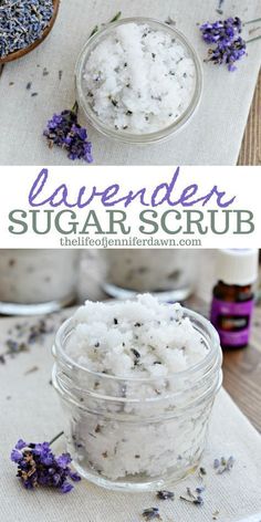 Lavender Sugar, Lavender Sugar Scrub, Scrub Corpo, Homemade Scrub, Sugar Scrub Recipe