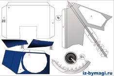 the instructions for how to make an origami door with paper and glues