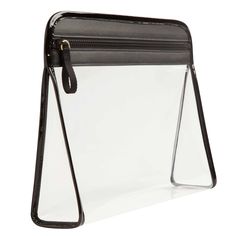 Our Clarity Pouch Large is a large pouch bag that is perfect for bulkier items such as shampoo bottles, sunscreen, and an abundance of your beauty essentials. Clear Travel Pouch, Clear Makeup Bag, Transparent Bags, Clear Makeup, Clear Makeup Bags, Shampoo Bottles, Cream Serum, Large Beach Towels, Transparent Bag