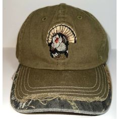 Turkey Embroidered Camo Cap Stock Headwear With Slid Adjustable Sizing One Size. Carhartt Cap, Yankees Cap, Urban Outfitters Men, New Era Snapback, Tan Guys, Black Snapback, Red Fits, Mesh Hat, News Boy Hat