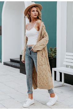 Simplee invierno mohair cárdigan largo tejido suéter mujer de manga larga Mujer jumper cárdigan Casual streetwear pull mujer 2019-in Caquetas de punto from Ropa de mujer on Aliexpress.com | Alibaba Group Long Cable Knit Cardigan, Long Cardigan Coat, Thick Cardigan, Soft Knit Cardigan, Women Long Cardigan, Bralette Outfit, Nice Fashion, Styling Fashion, Long Knit Cardigan