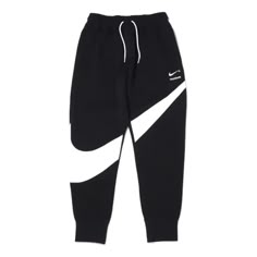 Nike Logo Black Sweat Pant Kawaii Logo, Nike Clothes Mens, Nike Looks, Black And White Pants, Supreme Wallpaper, Sweat Pant, Nike Sweatpants, Black Sweatpants, Sports Pants