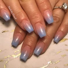 Ombre Nails Design, Ombre Coffin Nails, Ombre Coffin, Purple Ombre Nails, Yellow Nails Design, Glitter Accent Nails, Ombre Nail, Ombre Nail Designs, Beautiful Nail Designs