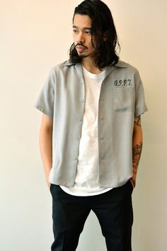 Vintage Men Style, Mens Bowling Shirts, Wacko Maria, Korean Outfit Street Styles, Paradise City, Christian Fashion, Dapper Style, Vintage Mens Fashion, Bowling Shirts