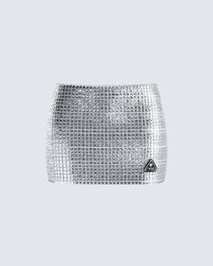 Unleash your commanding presence in this exquisite rhinestone mini skirt ✨ Adorned with shimmering silver glass rhinestones, this piece boasts a luxurious fully lined design, and a sleek logo trim for a show-stopping, high-end allure 🤩 Luxury Skirts, Glamorous Luxury Mini Skirt, Luxury Silver Elegant Skirt, Luxury Glamorous Silver Skirt, Glamorous Luxury Embellished Mini Skirt, Glamorous Silver Mini Skirt, Skirt Png, Black Off Shoulder Top, Rhinestone Skirt